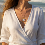 Ballerina Evil Eye Pendant Necklace - OIYA