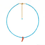 Azul Coral Dagger Choker