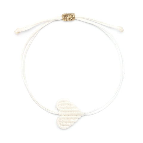Snowy Heart Bracelet