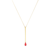 Matches Gold Necklace