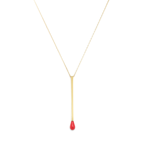 Matches Gold Necklace