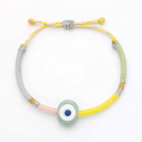 Mini Penelope Ceramic Evil Eye Bracelet