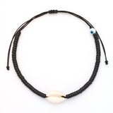 Pepper Cowrie Shell Necklace