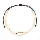 Crème Cowrie Shell Anklet