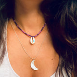 Red and Purple Evil Eye Choker - OIYA
