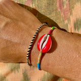 Red Candy Shell Bracelet - OIYA