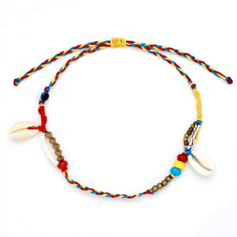 Safari Cowrie Shell Anklet