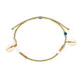 Sahara Cowrie Shell Anklet - OIYA