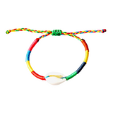 Rainbow Cowrie Shell Bracelet - OIYA