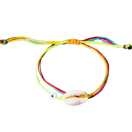 Multicolor Thread Shell Bracelet - OIYA
