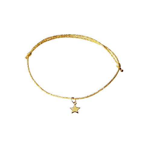 Gold Star Charm Bracelet - OIYA