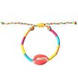 Salmon Candy Shell Bracelet - OIYA